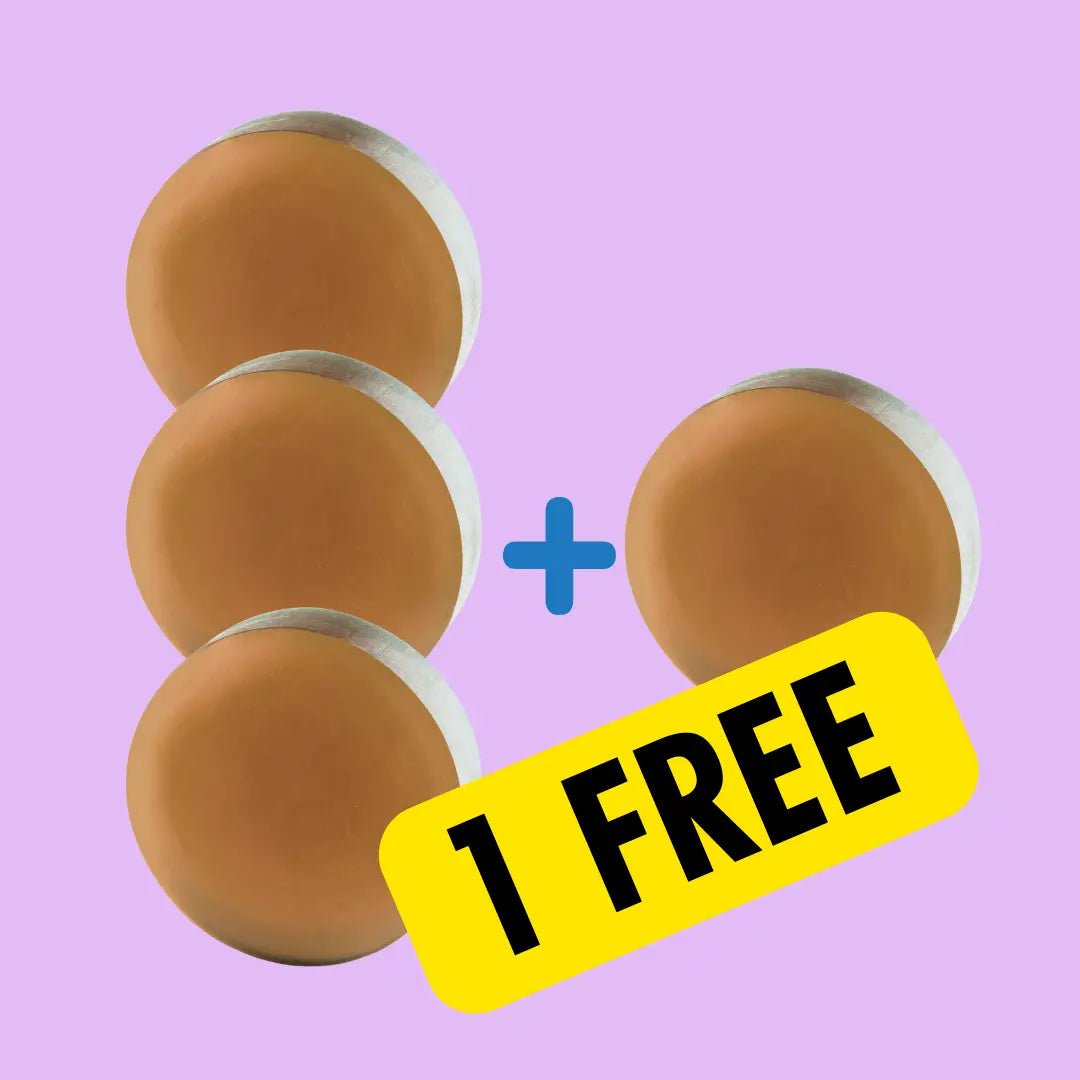 Special offer: Buy four Mirai Clinical Persimmon Lavender Soap Bars and get one free – natural deodorizing soap for nonenal body odor.