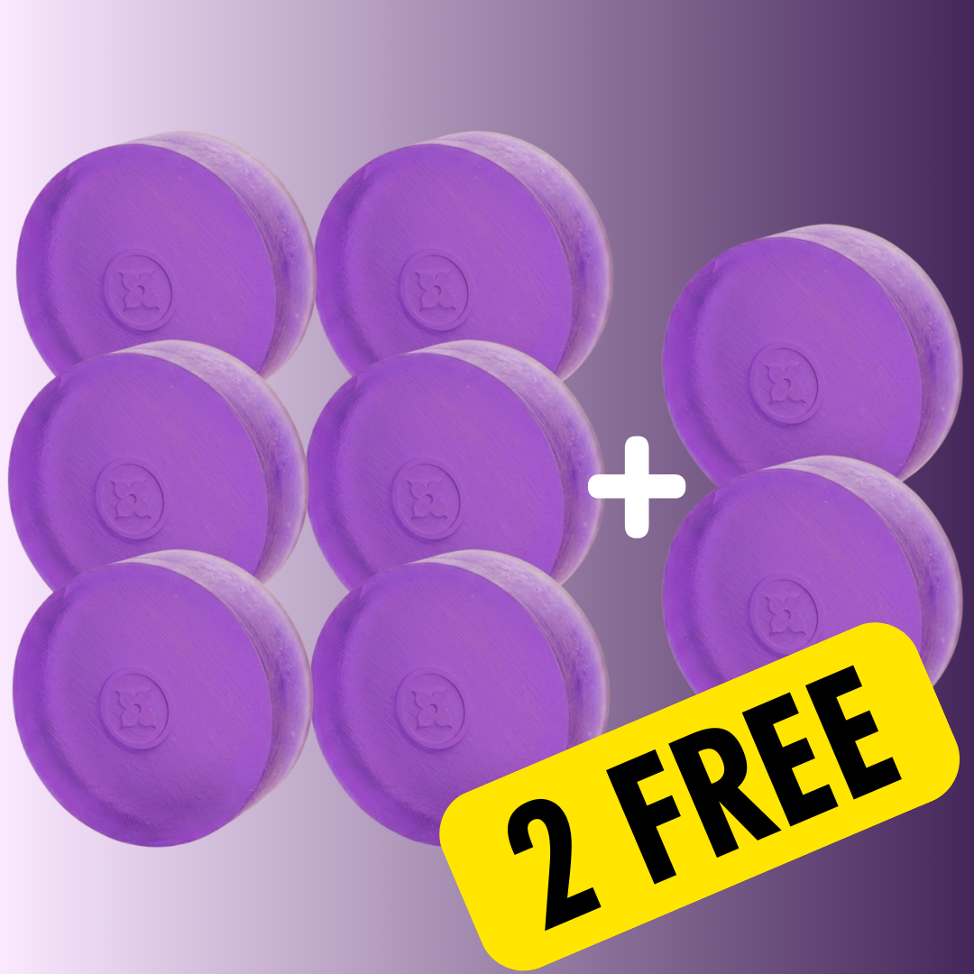 Mirai Clinical lavender persimmon soap, 8-bar pack