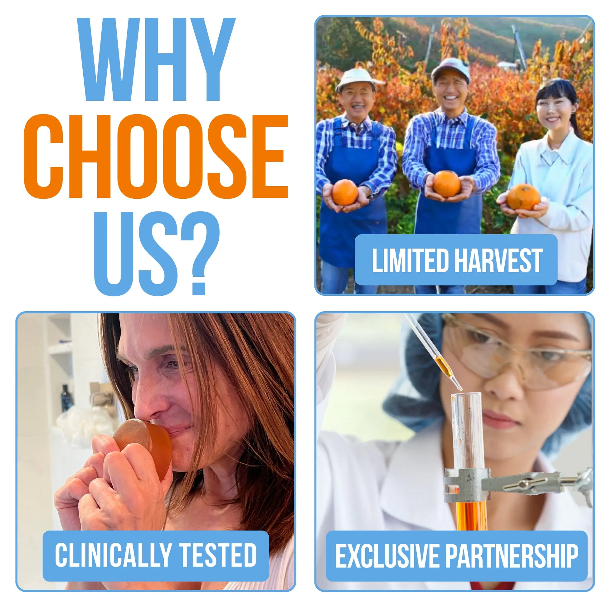 Why choose Mirai Clinical? Limited persimmon harvest, clinically tested deodorizing soap, and exclusive scientific partnerships for nonenal odor elimination.
