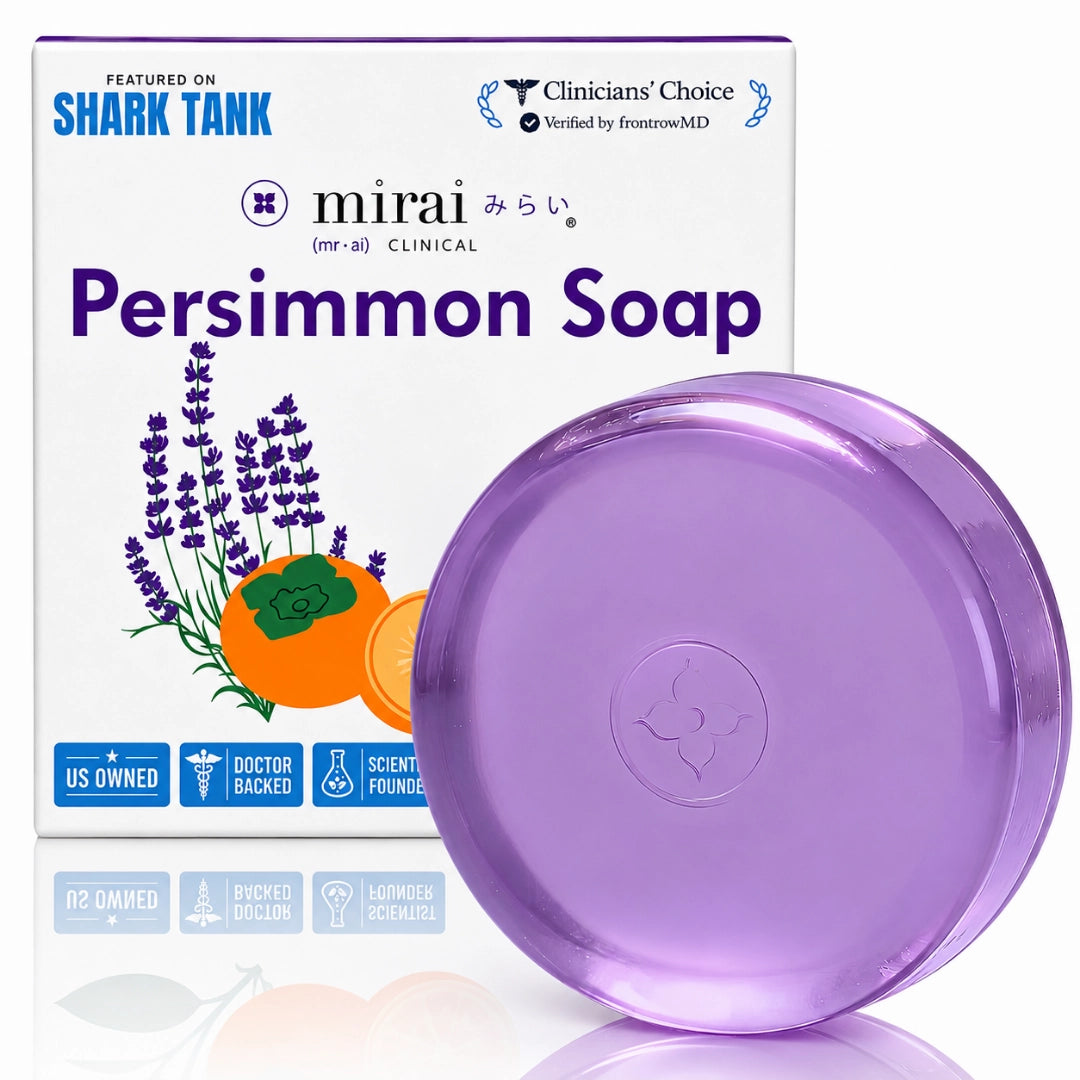 Mirai Clinical lavender persimmon deodorizing soap bar