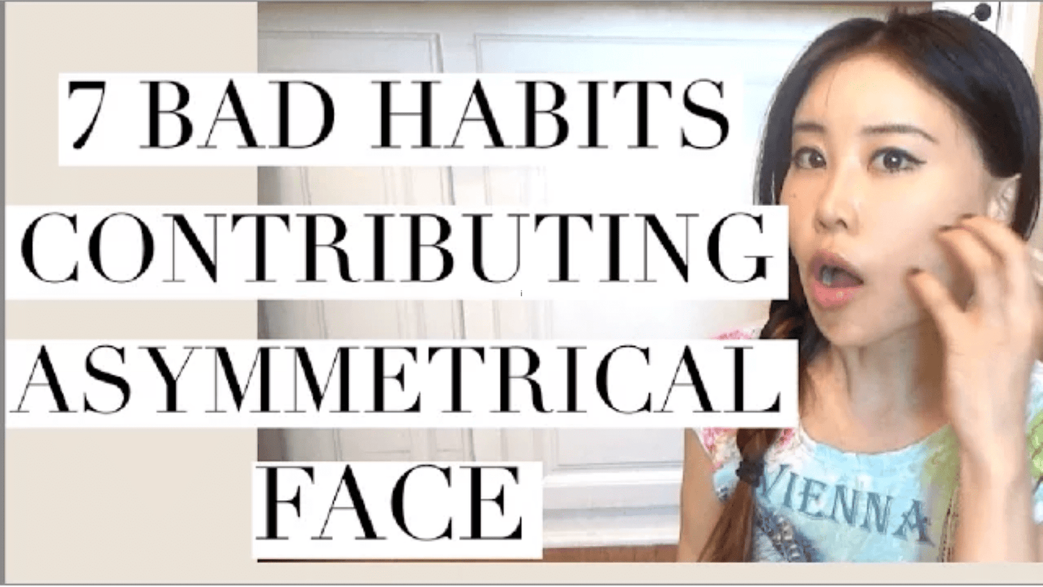 7 Bad Habits Contributing to Asymmetrical face β Mirai Clinical