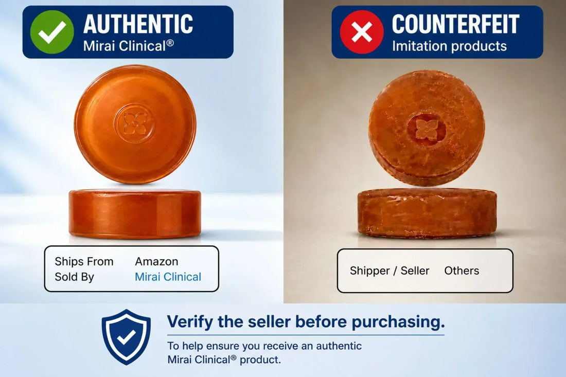 Beware of Counterfeit Mirai Clinical Soaps: How to Spot the Difference