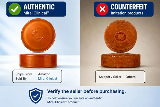 Beware of Counterfeit Mirai Clinical Soaps: How to Spot the Difference