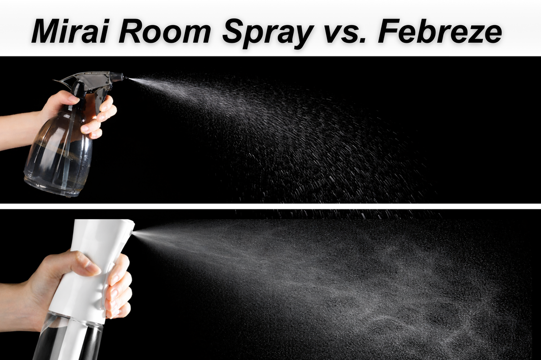 Mirai Room Spray vs. Febreze: What Are the 5 Differences?