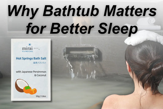 We are Mirai Clinical, offering deodorizing body care products that eliminate nonenal body odor using persimmon.