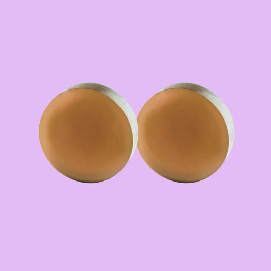 Two Mirai Clinical Persimmon Soap Bars with lavender – natural deodorizing soap for nonenal body odor, special buy one get one 25% off offer.