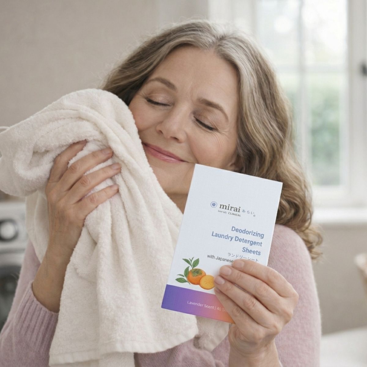 Deodorizing Laundry Detergent Sheets with Japanese Persimmon