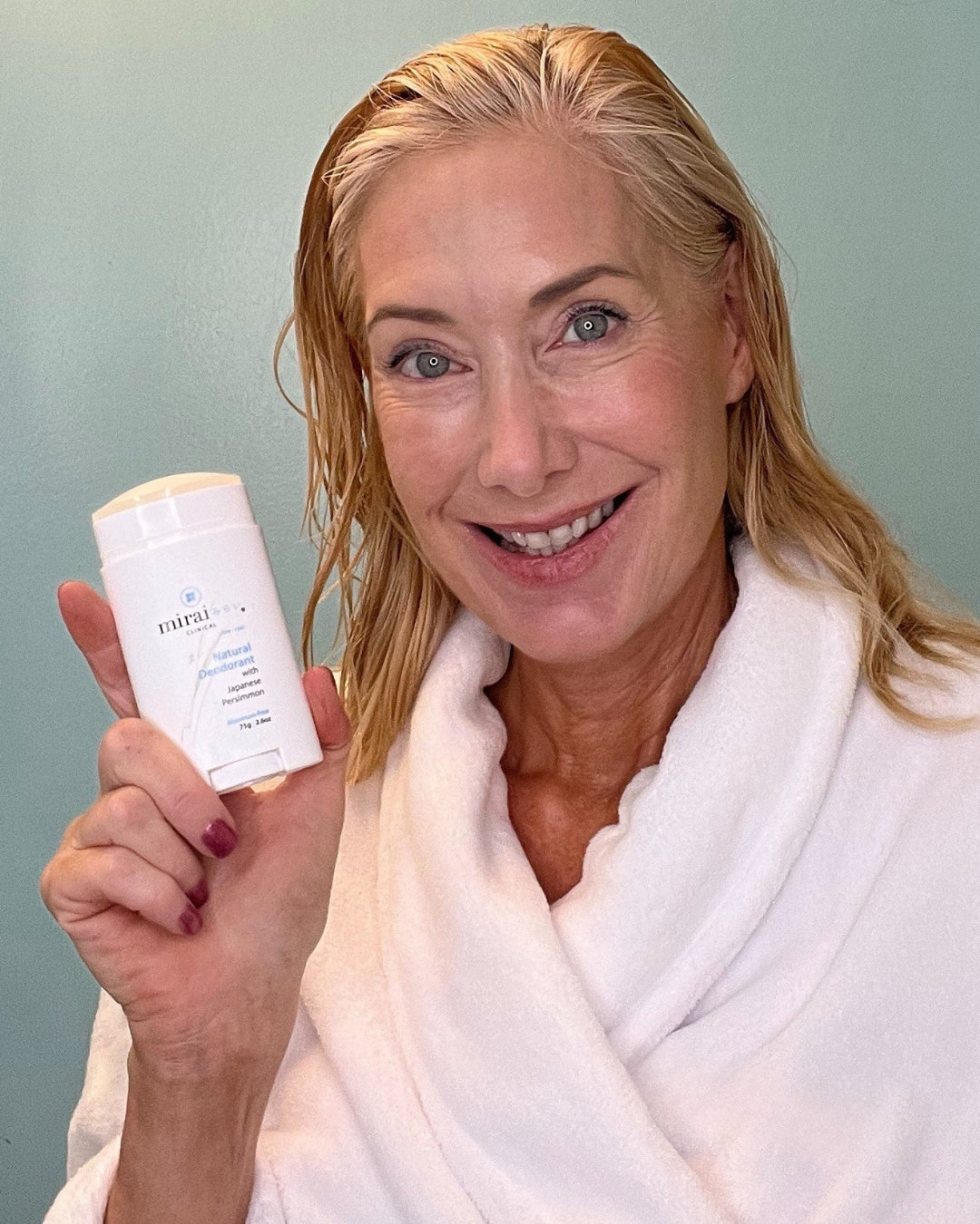 Customer review of Mirai Clinical aluminum-free natural deodorant stick with persimmon