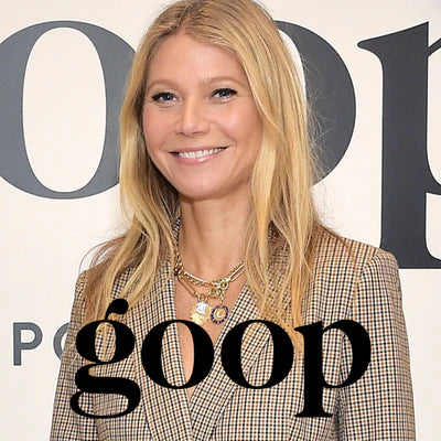 Koko Face Yoga featured on Goop, highlighting the brand's pioneering face yoga techniques embraced by the wellness community, endorsed by its sister brand, Mirai Clinical
