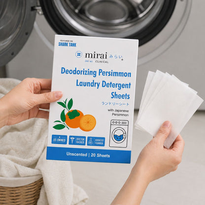 Deodorizing Laundry Detergent Sheets with Persimmon
