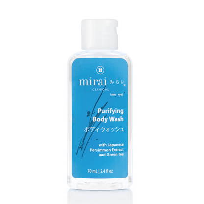 Purifying & Deodorizing Body Wash with Japanese Persimmon Travel Size Mirai Clinical