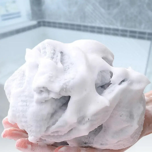 Mirai Clinical Bubble Rich Towel producing rich bubbles for effective and gentle cleansing.