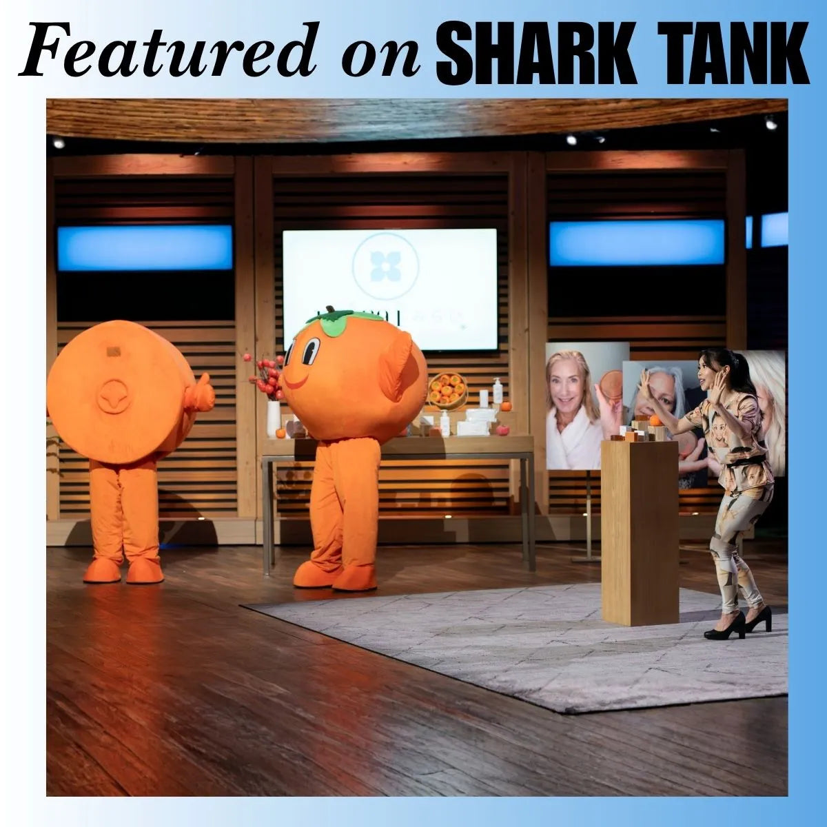 Mirai Clinical persimmon diamond soap featured on Shark Tank, deodorizing body care designed to help eliminate nonenal aging body odor.