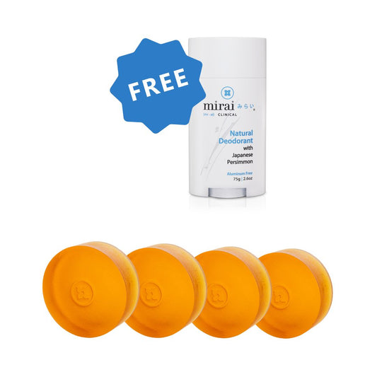 Buy 4 Soaps – Get FREE Deodorant