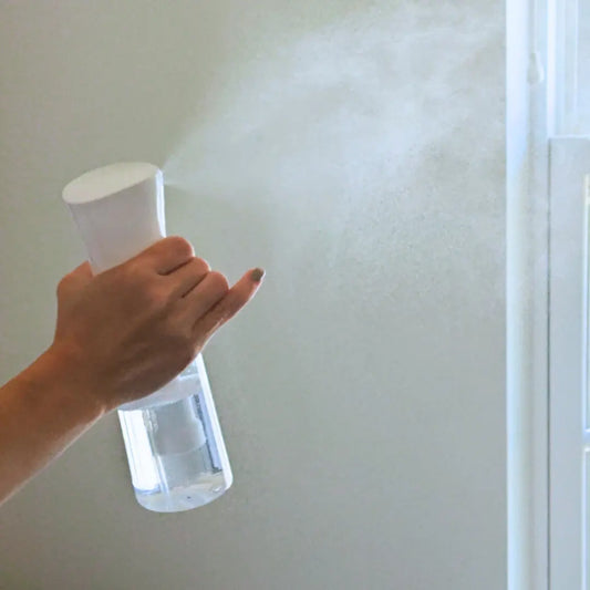 Mirai Clinical Deodorizing Room Spray with Persimmon designed to eliminate Nonenal aging odor and freshen indoor spaces naturally.