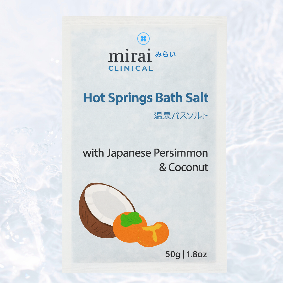 Mirai Clinical Hot Springs Bath Salt Powder.