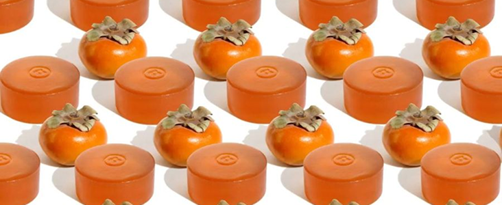 Persimmons and Mirai soap bars