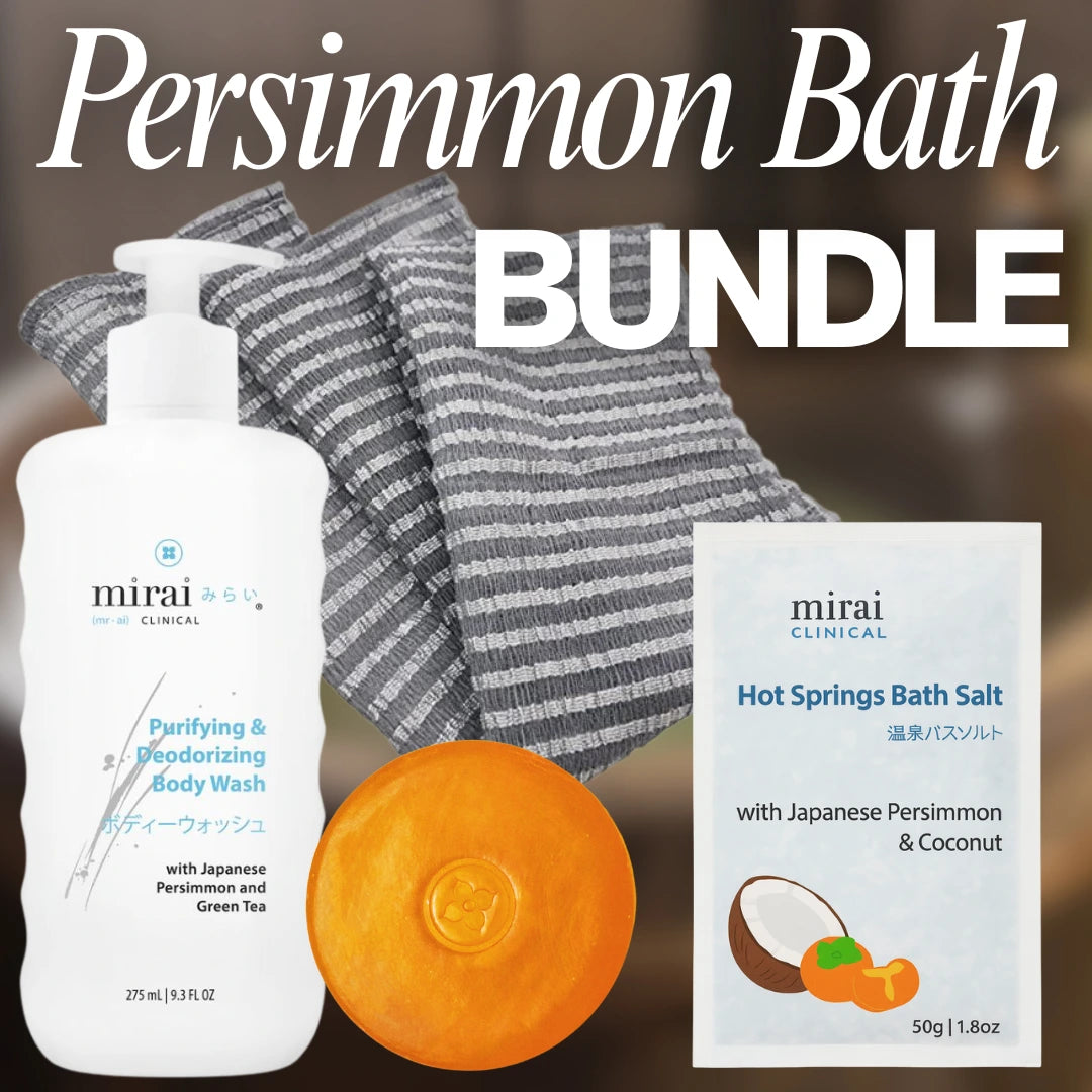 Persimmon Bath Bundle – Mirai Clinical Persimmon Bath Bundle – Mirai Clinical