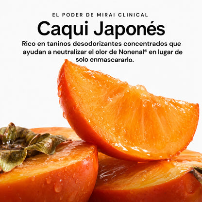 Jabón desodorizante de caqui. Sin perfume