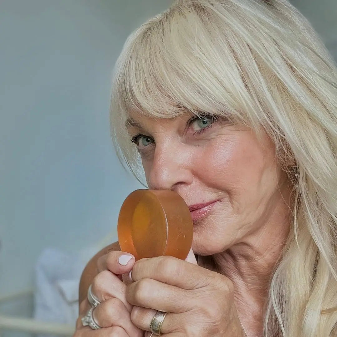 Sharon M. customer review for Mirai Clinical persimmon soap