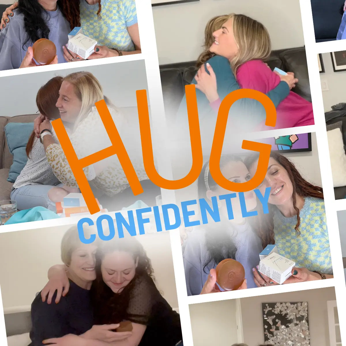 People hugging confidently after reducing nonenal body odor using persimmon deodorizing soap