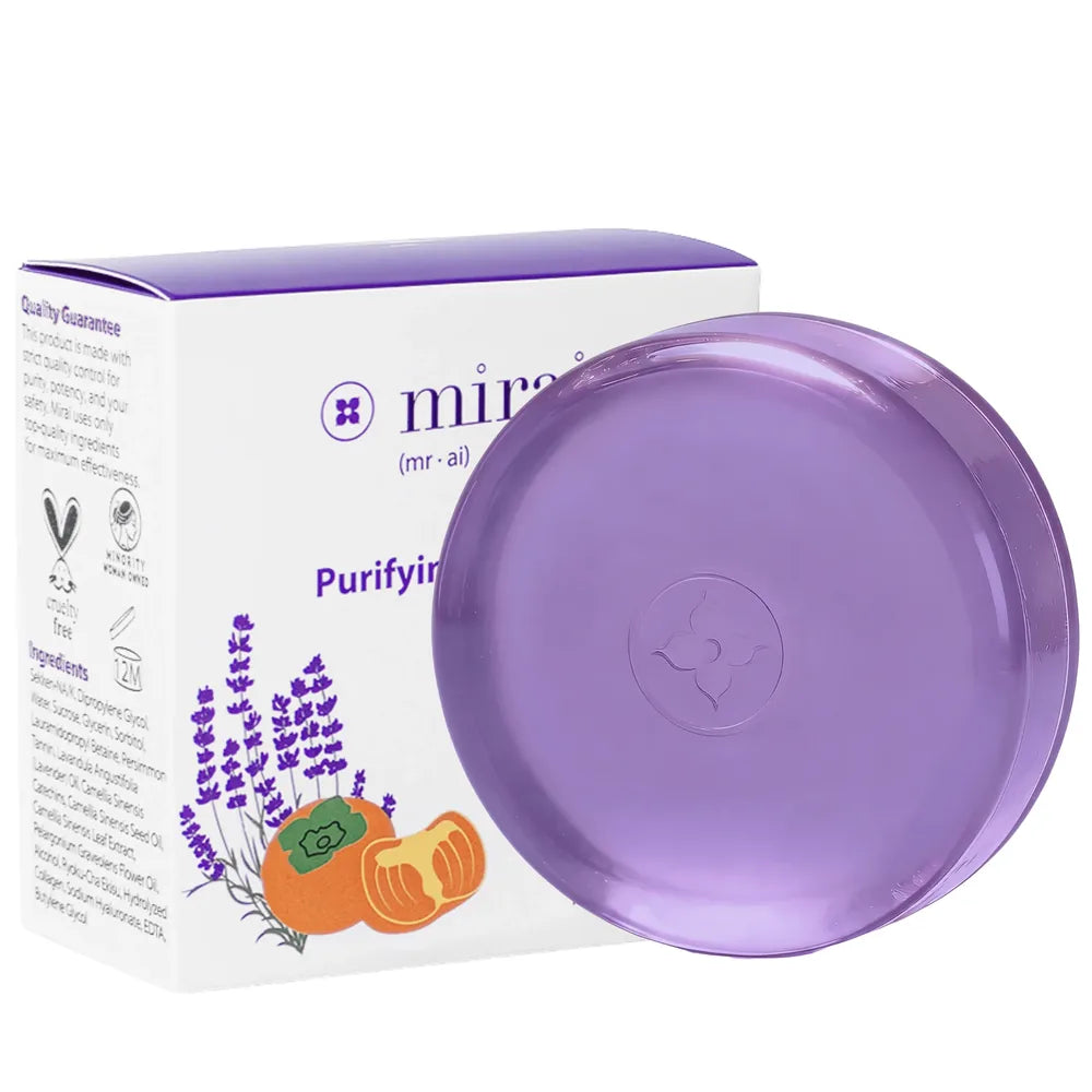 Mirai Clinical lavender persimmon deodorizing soap bar
