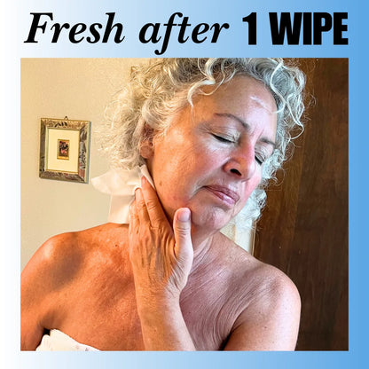 Mirai Clinical nonenal persimmon body odor deodorizing wipes giving instant freshness after one wipe clean skin