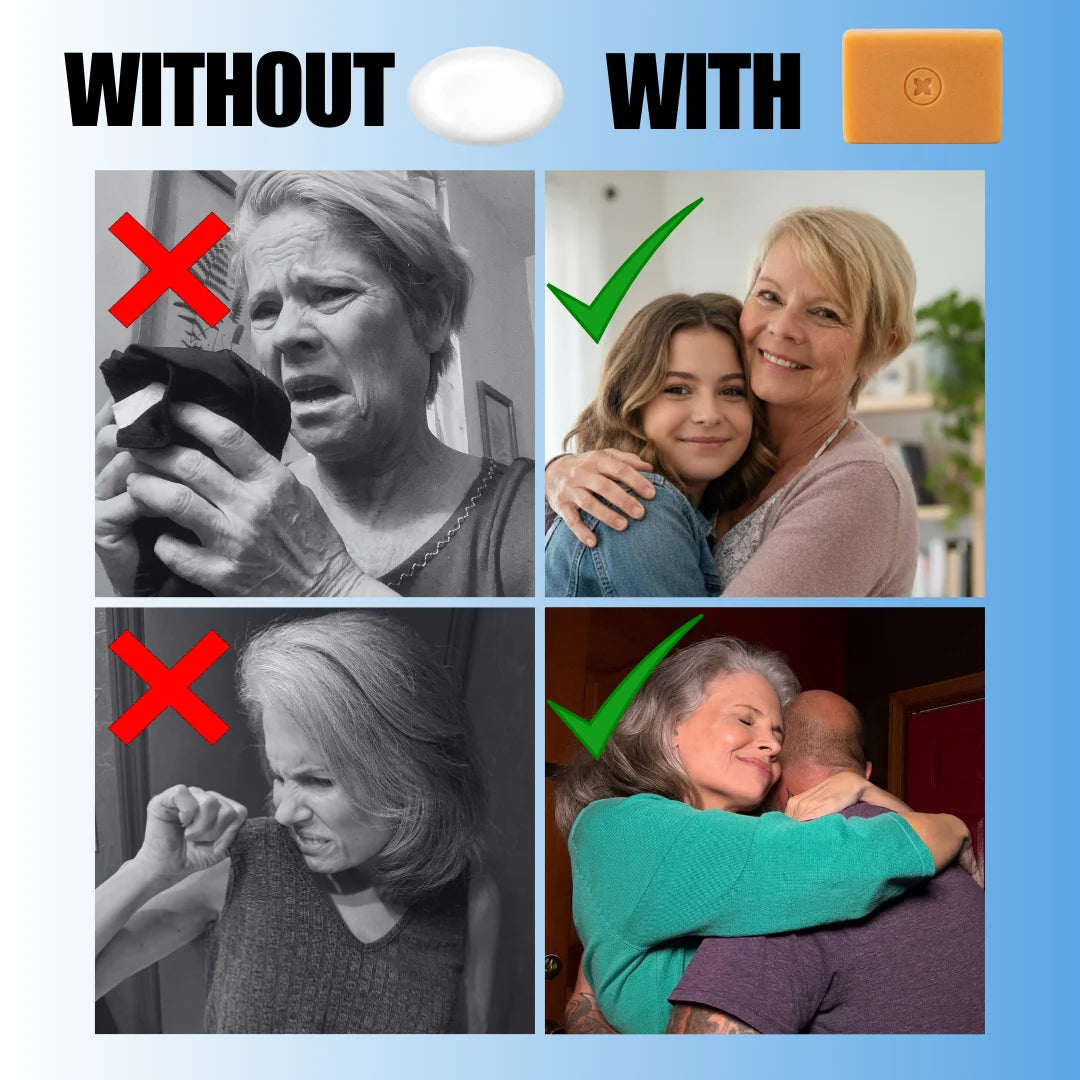 MiraiClinical persimmon deodorizing soap before after results showing reduced nonenal body odor effectively