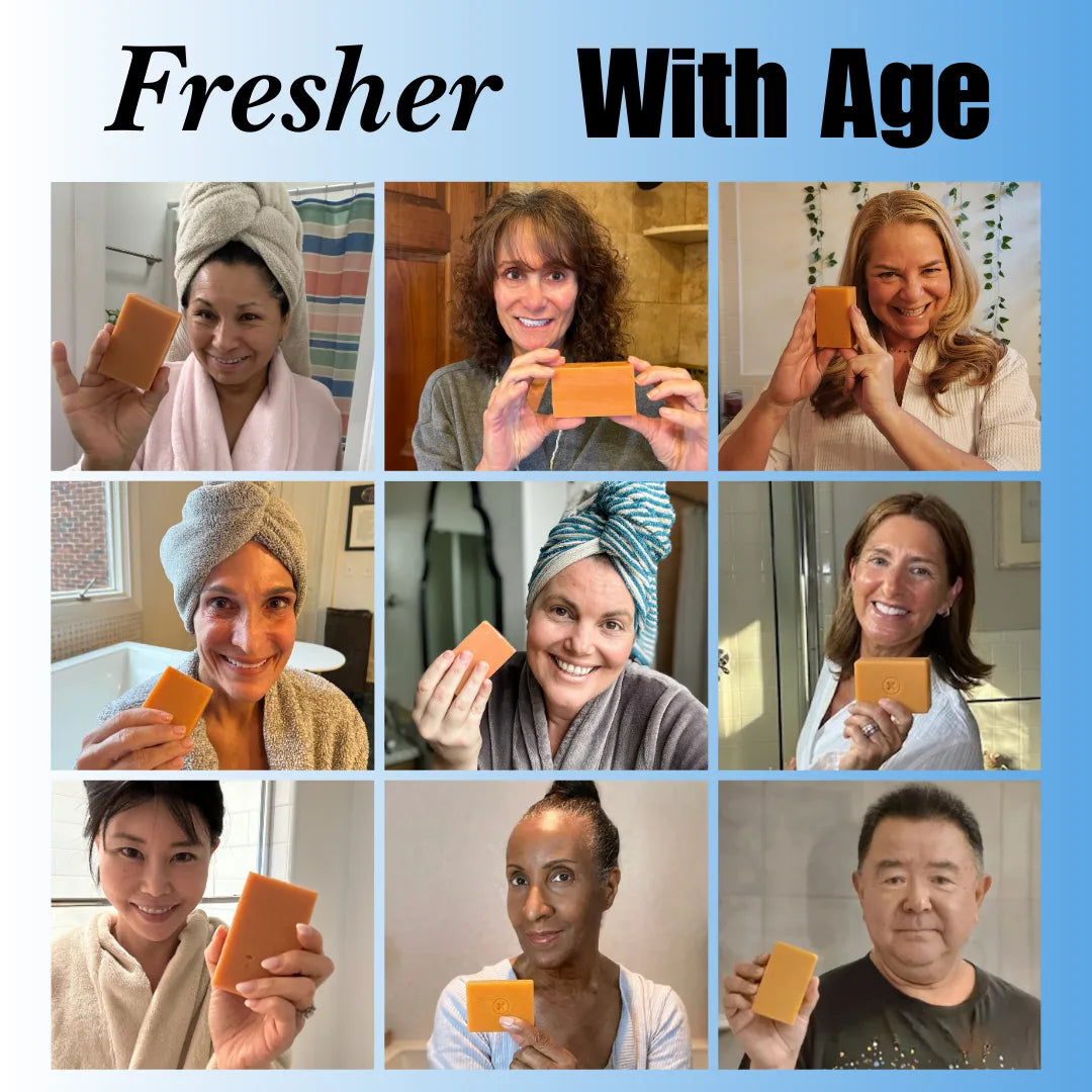 MiraiClinical customers experiencing fresher confidence using persimmon soap removing aging related nonenal body odor
