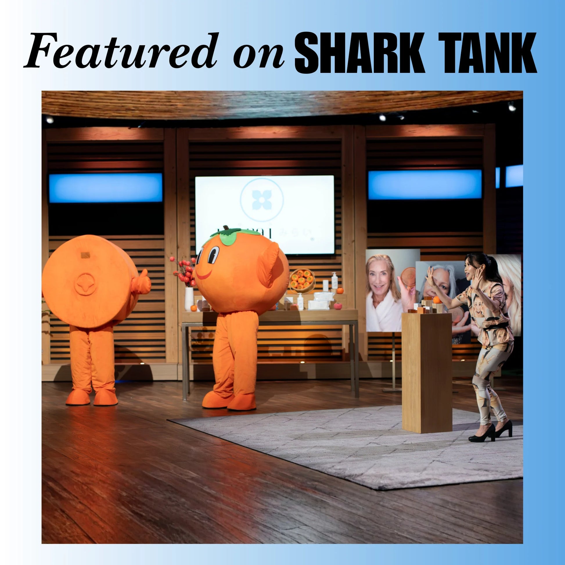 MiraiClinical persimmon nonenal deodorizing soap featured on Shark Tank presentation showing solution for aging body odor