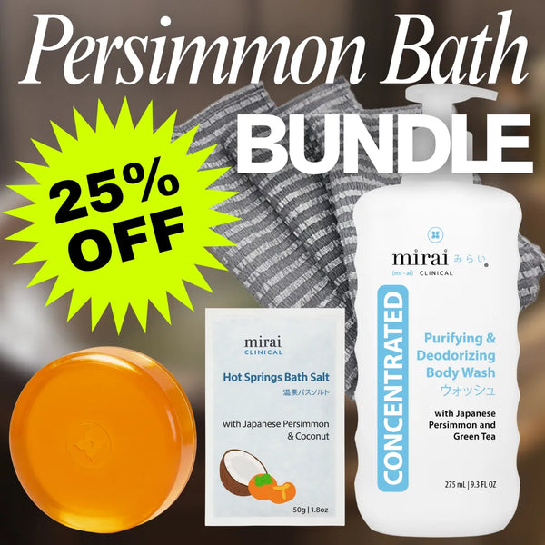 Persimmon Bath Bundle – Mirai Clinical Persimmon Bath Bundle – Mirai Clinical