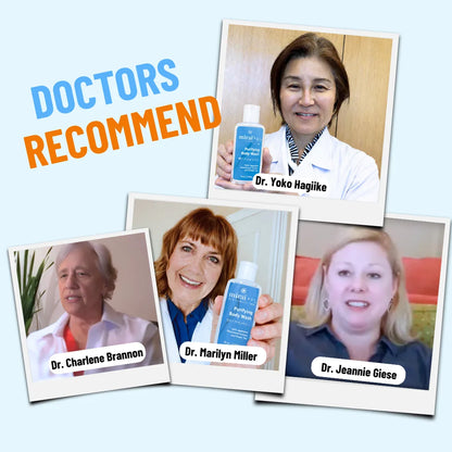 Doctors recommend Mirai Clinical persimmon body wash to help manage nonenal aging body odor