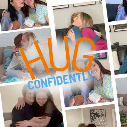 Lifestyle collage showing confidence after using persimmon deodorizing wipes to prevent nonenal body odor