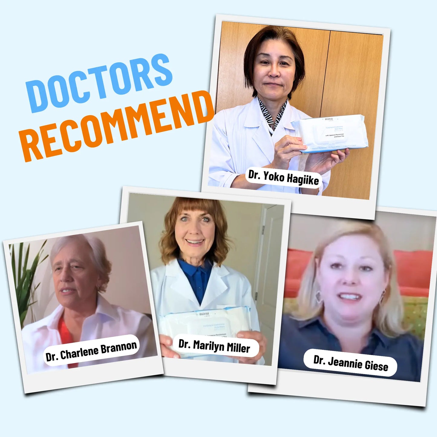 Doctors recommending persimmon deodorizing body wipes for nonenal and aging body odor management