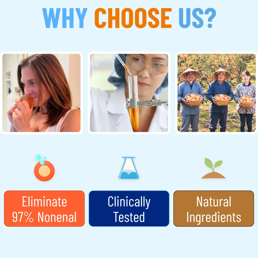 Why choose Mirai Clinical persimmon bath salt for natural nonenal odor elimination and skin care