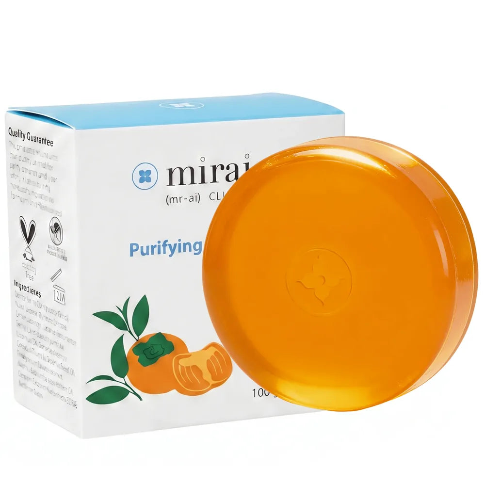 Mirai Clinical original persimmon deodorizing soap bar