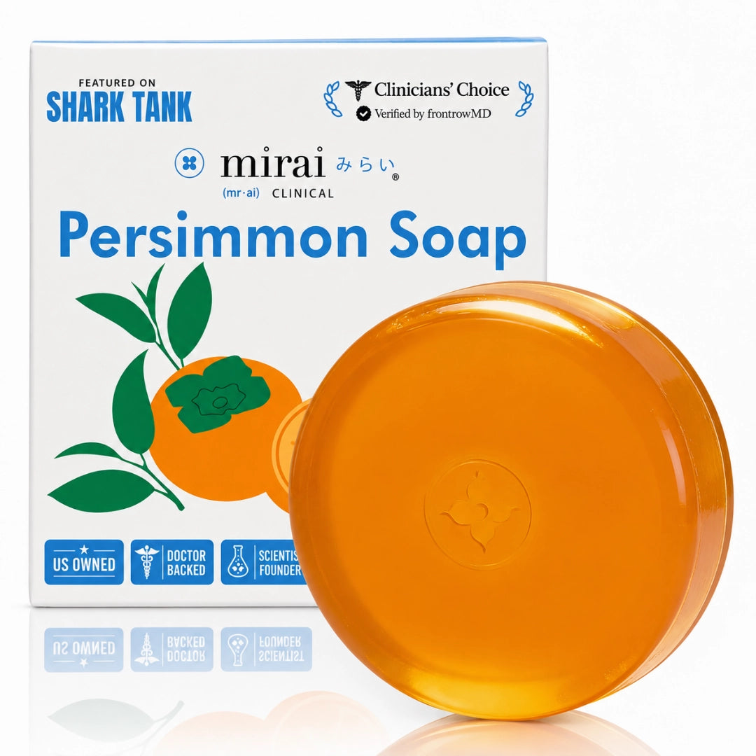 Mirai Clinical original persimmon deodorizing soap bar
