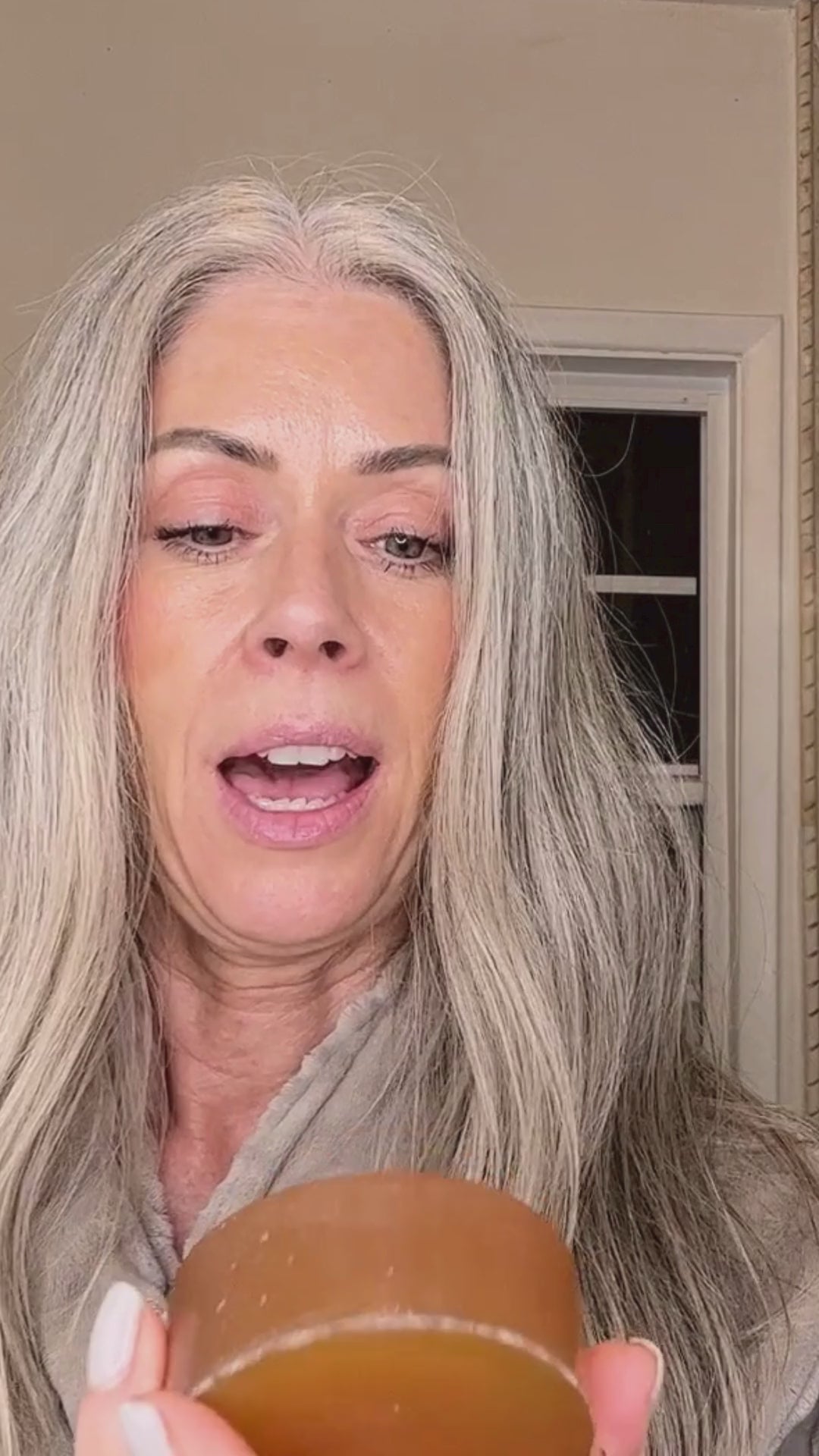 Jill S. customer video review for Mirai Clinical persimmon soap