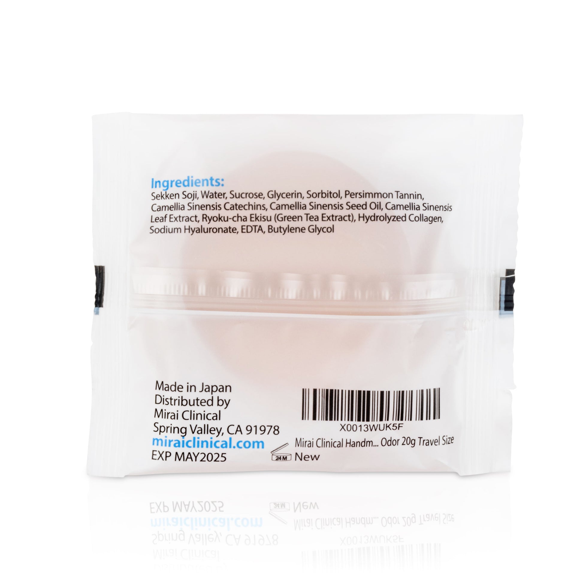 Mirai Clinical Soap Mini Back Package
