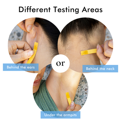 Sweat Test Areas