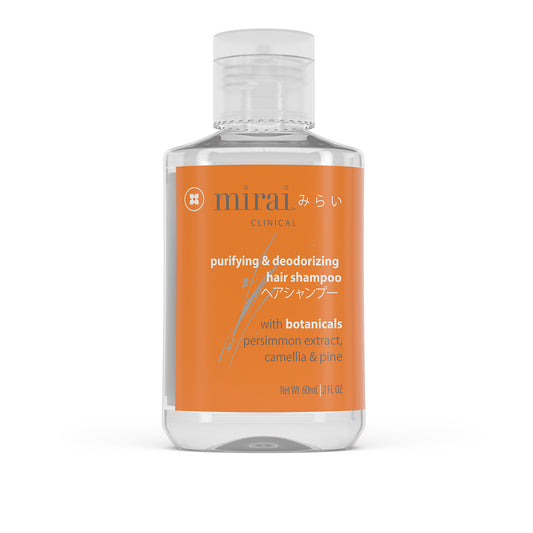Purifying and Deodorizing Hair Shampoo with Botanicals Persimmon Extract